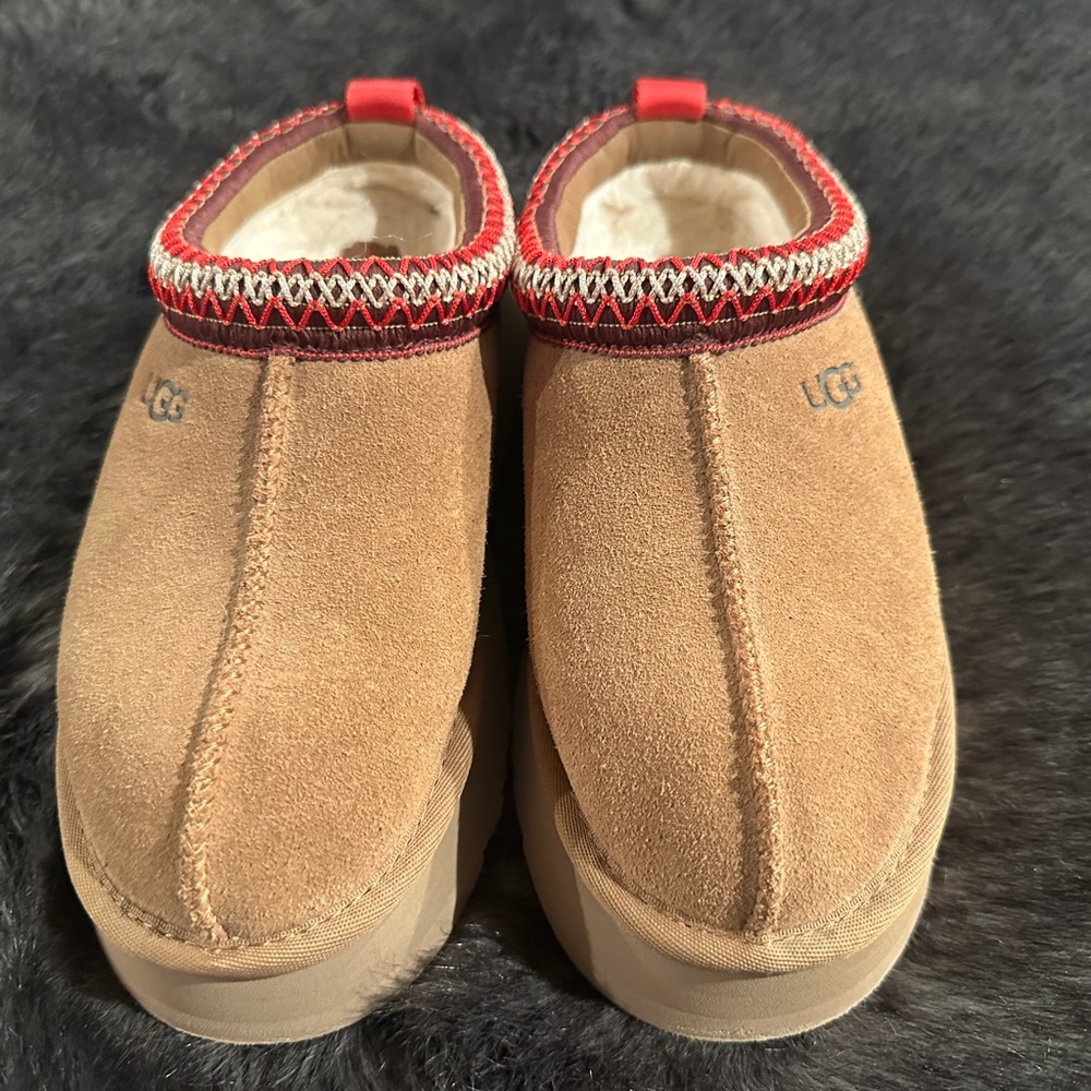 Ugg Women's Platform Shearling Lined Slippers - image 1